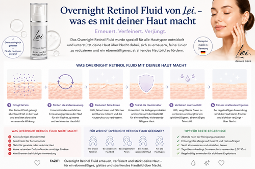 DELUXE CARE Overnight retinol fluid